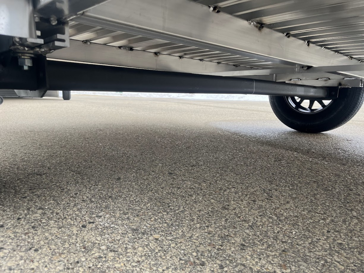 New 2026 Black Rhino Aluminum LSS612A 6'x12' w/ Bi-Fold Gate (ATV / UTV / Side by Side / Golf Cart / Motorcycle) Utility Trailer