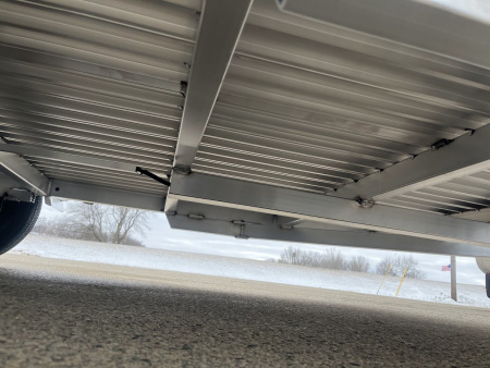 New 2026 Black Rhino Aluminum LSS612A 6'x12' w/ Bi-Fold Gate (ATV / UTV / Side by Side / Golf Cart / Motorcycle) Utility Trailer