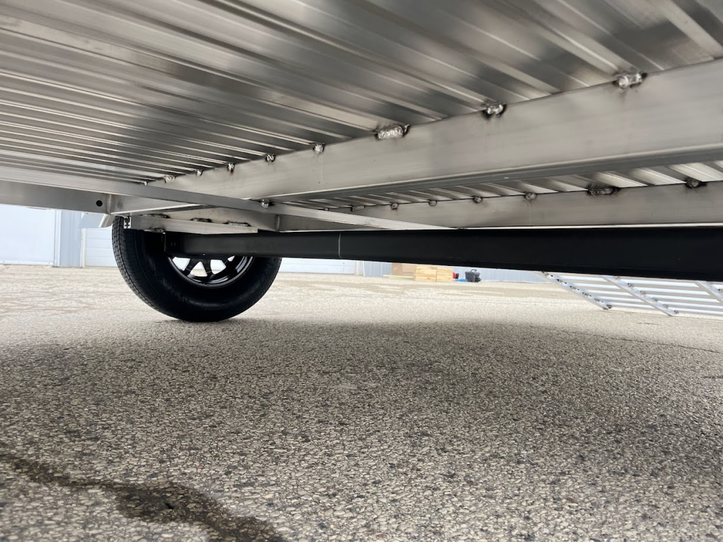 New 2026 Black Rhino Aluminum 6'x12' LSS612A (ATV / UTV / Side by Side / Golf Cart / Motorcycle) Utility Trailer