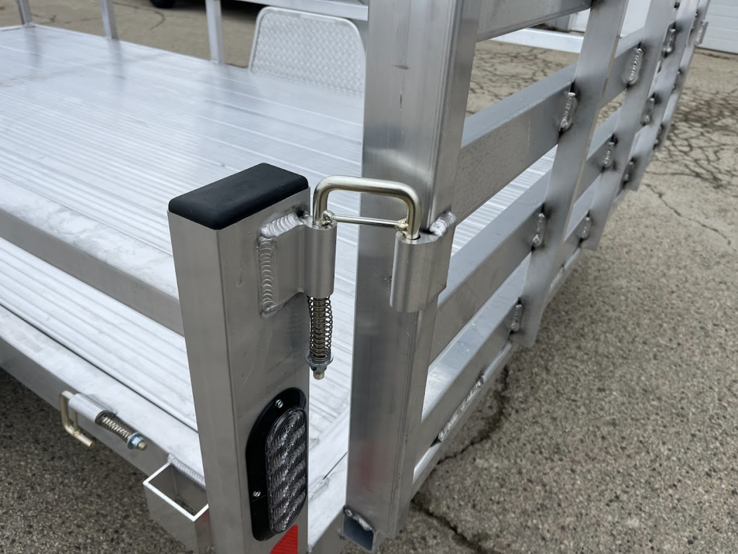 New 2026 Black Rhino Aluminum 6'x12' LSS612A (ATV / UTV / Side by Side / Golf Cart / Motorcycle) Utility Trailer