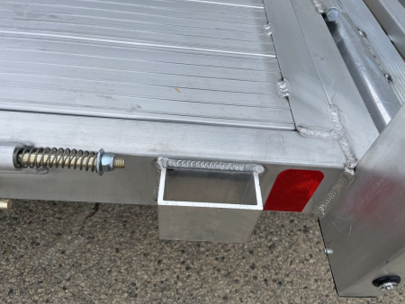 New 2026 Black Rhino Aluminum 6'x12' LSS612A (ATV / UTV / Side by Side / Golf Cart / Motorcycle) Utility Trailer