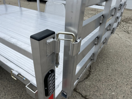 New 2026 Black Rhino Aluminum 6'x12' LSS612A (ATV / UTV / Side by Side / Golf Cart / Motorcycle) Utility Trailer