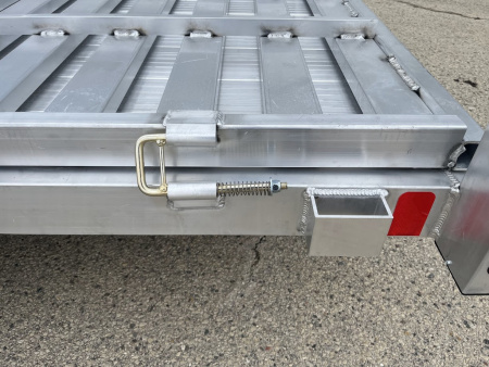 New 2026 Black Rhino Aluminum 6'x12' LSS612A (ATV / UTV / Side by Side / Golf Cart / Motorcycle) Utility Trailer