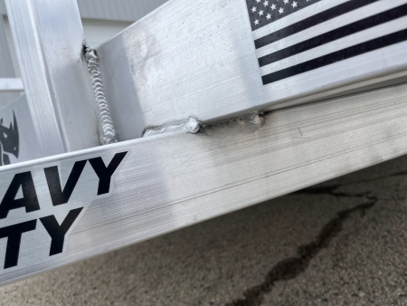 New 2026 Black Rhino Aluminum 6'x12' LSS612A (ATV / UTV / Side by Side / Golf Cart / Motorcycle) Utility Trailer