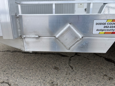 New 2026 Black Rhino Aluminum 6'x12' LSS612A (ATV / UTV / Side by Side / Golf Cart / Motorcycle) Utility Trailer