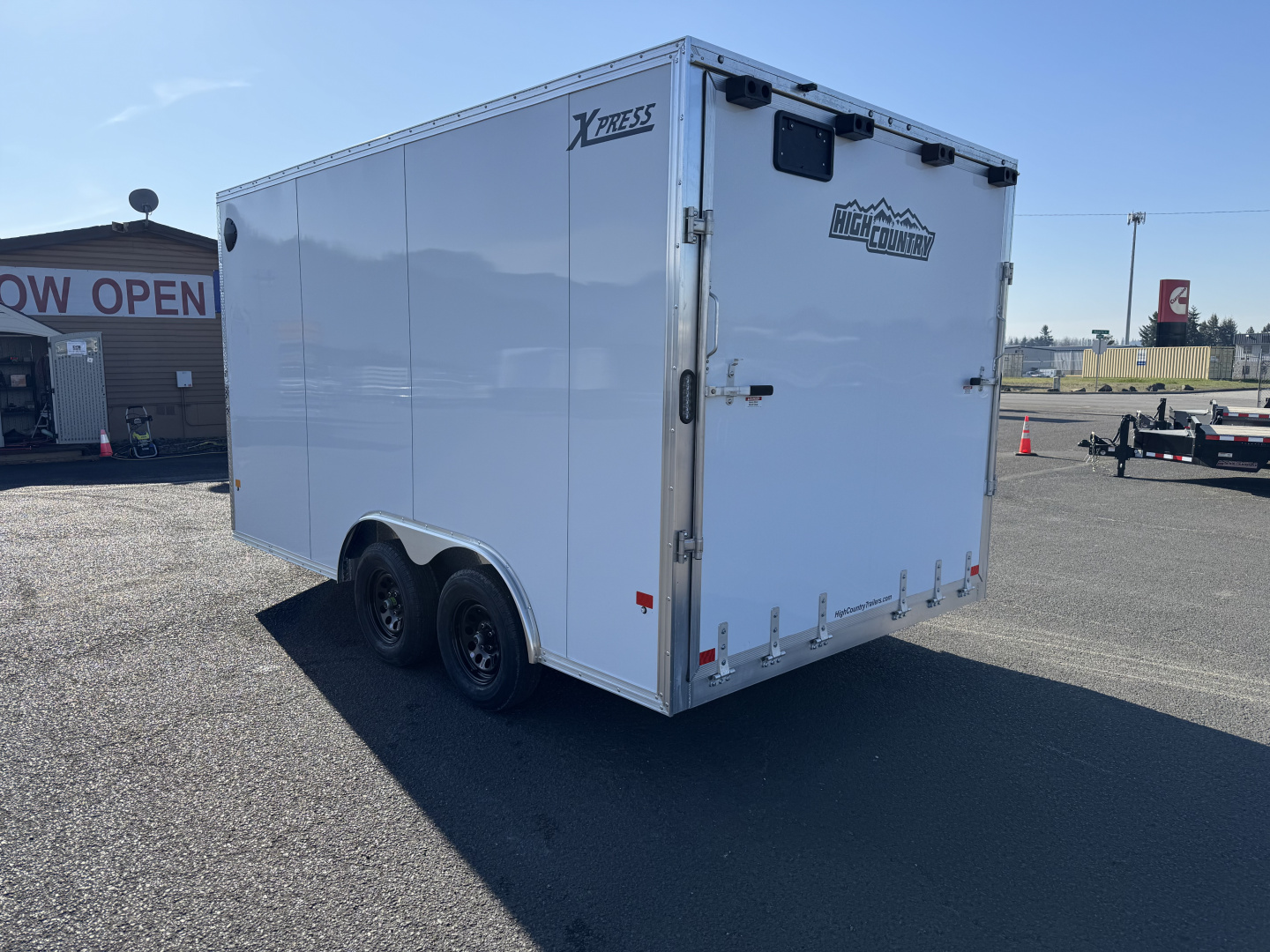 New 2026 ALCOM XPRESS 8.5x14 Aluminum Enclosed Trailer 7K GVWR