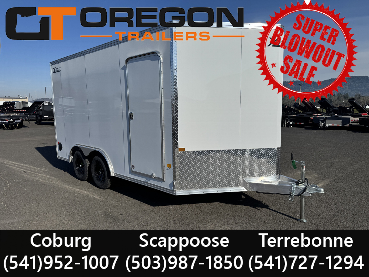 New 2026 ALCOM XPRESS 8.5x14 Aluminum Enclosed Trailer 7K GVWR