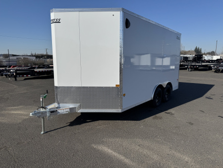 New 2026 ALCOM XPRESS 8.5x14 Aluminum Enclosed Trailer 7K GVWR