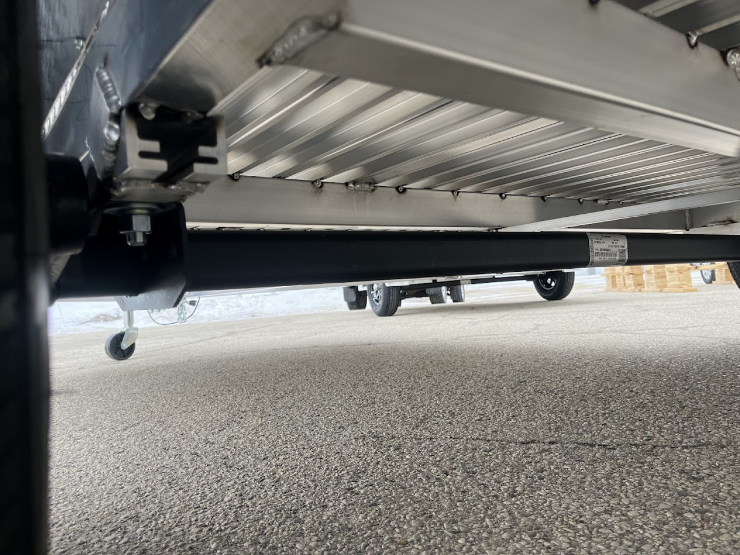 New 2026 Black Rhino Aluminum LSS612A 6'x12' w/ Bi-Fold Gate (ATV / UTV / Side by Side / Golf Cart / Motorcycle) Utility Trailer