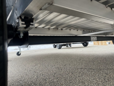 New 2026 Black Rhino Aluminum LSS612A 6'x12' w/ Bi-Fold Gate (ATV / UTV / Side by Side / Golf Cart / Motorcycle) Utility Trailer