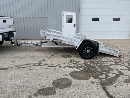 New 2026 Black Rhino TS6610A Aluminum 62 x10' (ATV / UTV / Side by Side) Low Profile Tilt Trailer