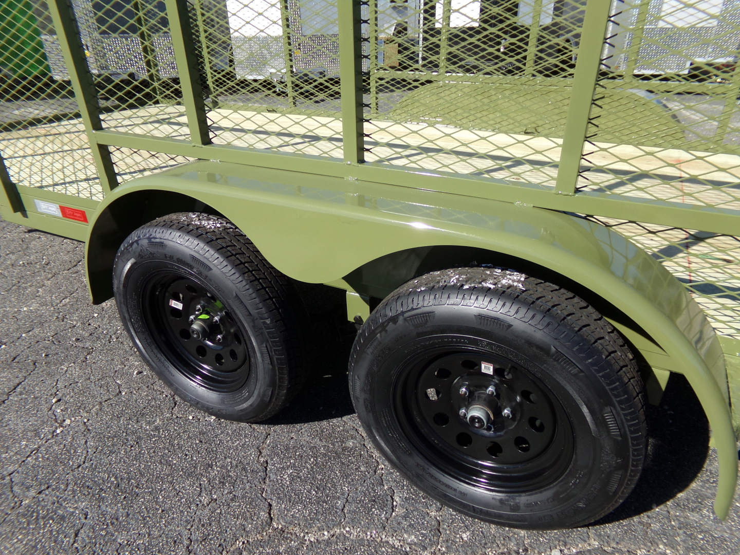 New 2025 Tuff Dawg Trailers 6.4X16 Yard Pup Utility Trailer