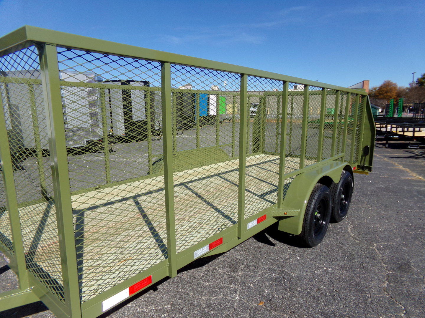 New 2025 Tuff Dawg Trailers 6.4X16 Yard Pup Utility Trailer