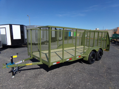 New 2025 Tuff Dawg Trailers 6.4X16 Yard Pup Utility Trailer