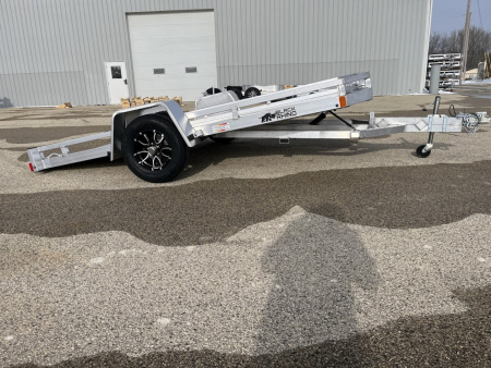 New 2026 Black Rhino TS7812A Aluminum 74 x12' (Equipment / ATV / UTV / Side by Side) Low Profile Tilt Trailer