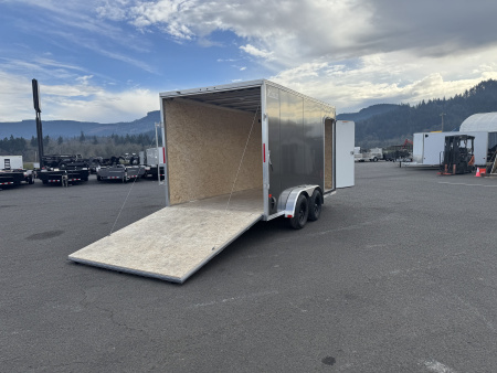 New 2026 ALCOM XPRESS 7.4x14 Aluminum Enclosed Trailer 7K GVWR