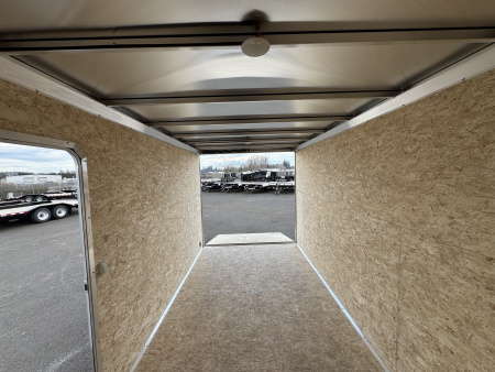 New 2026 ALCOM XPRESS 7.4x14 Aluminum Enclosed Trailer 7K GVWR