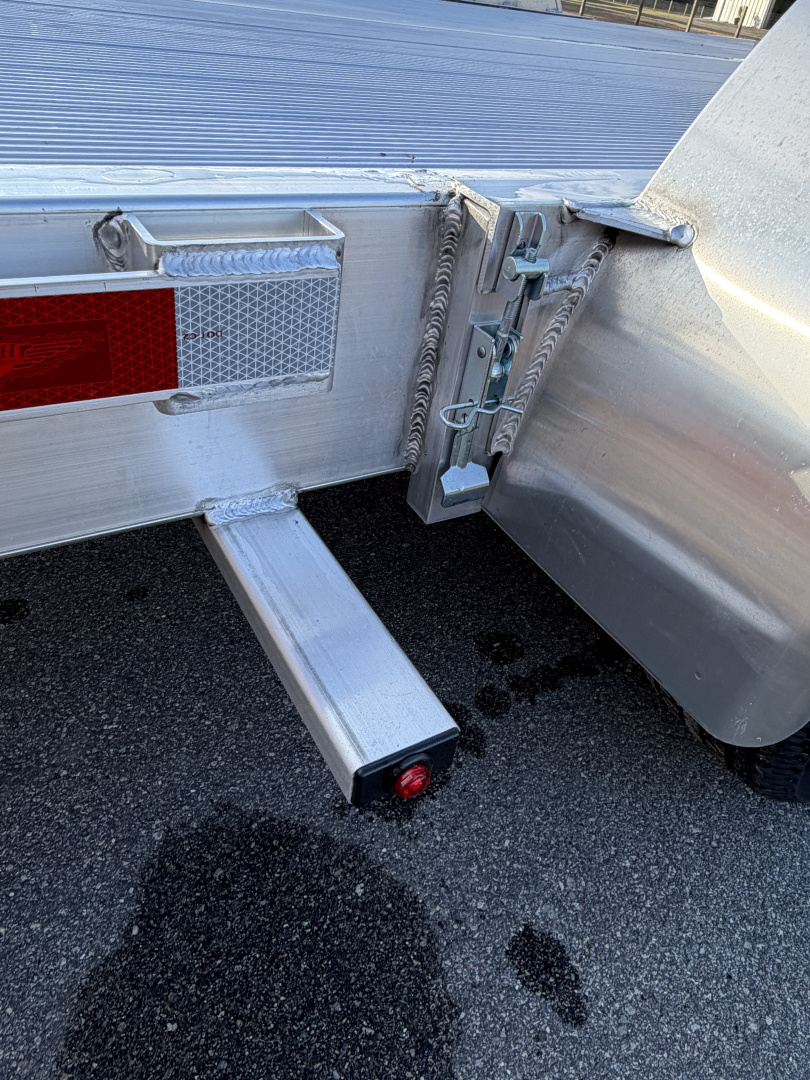 New 2026 H&H Trailers 10K Aluminum Electric Tilt Low Profile Speed Loader Car Hauler