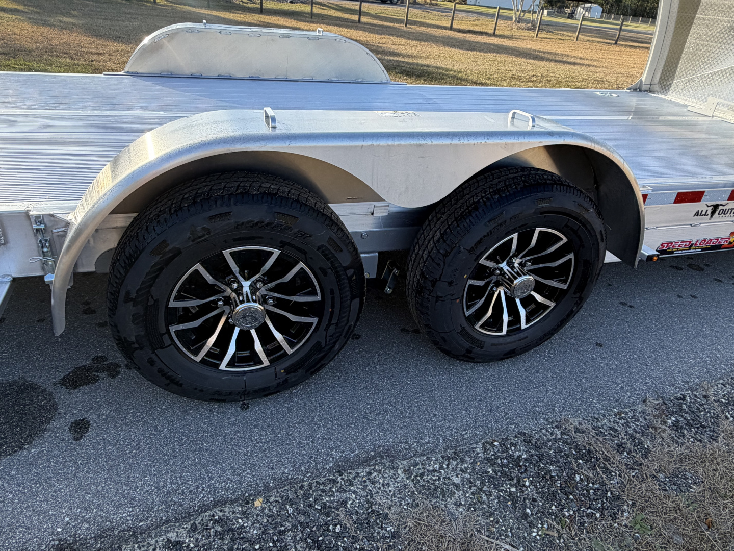 New 2026 H&H Trailers 10K Aluminum Electric Tilt Low Profile Speed Loader Car Hauler