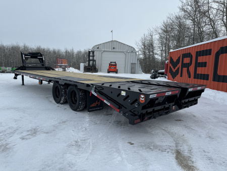 New 2026 Horizon Trailers FHZ 102''X 30' LOW-PRO GOOSE W/ MOUNTAIN RAMPS 25000 GVWR Flatbed Trailer