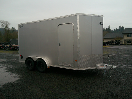 New 2026 ALCOM Aluminum 7.4x14 7K Cargo / Enclosed Trailer SEPTEMBER SPECIAL EXTRA 5% DISCOUNT taken off the SALES price at checkout.