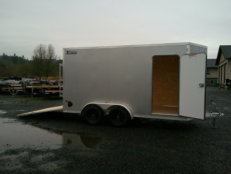 New 2026 ALCOM Aluminum 7.4x14 7K Cargo / Enclosed Trailer SEPTEMBER SPECIAL EXTRA 5% DISCOUNT taken off the SALES price at checkout.