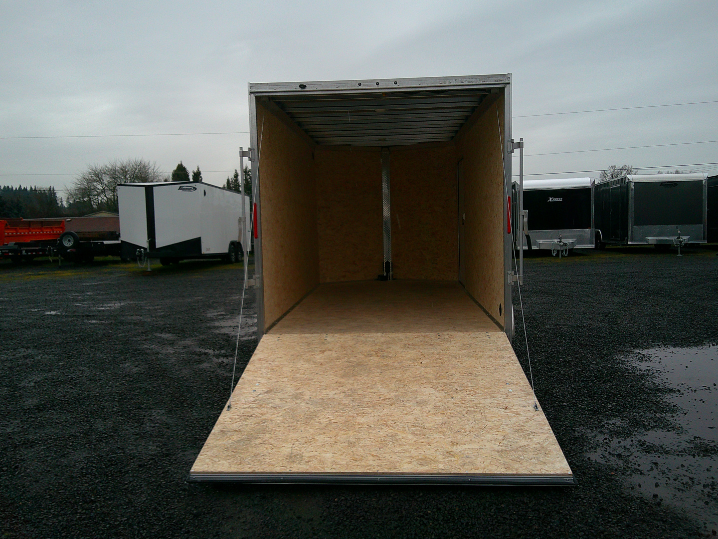 New 2026 ALCOM 7.4x14 7K Aluminum Cargo / Enclosed Trailer