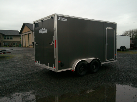 New 2026 ALCOM 7.4x14 7K Aluminum Cargo / Enclosed Trailer