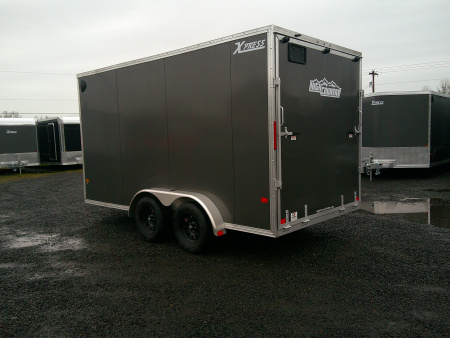 New 2026 ALCOM 7.4x14 7K Aluminum Cargo / Enclosed Trailer