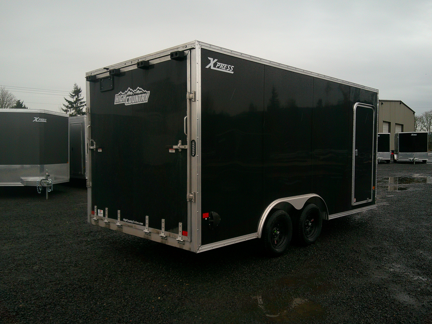 New 2026 ALCOM 8.5x16 Aluminum 7K Cargo / Enclosed Trailer