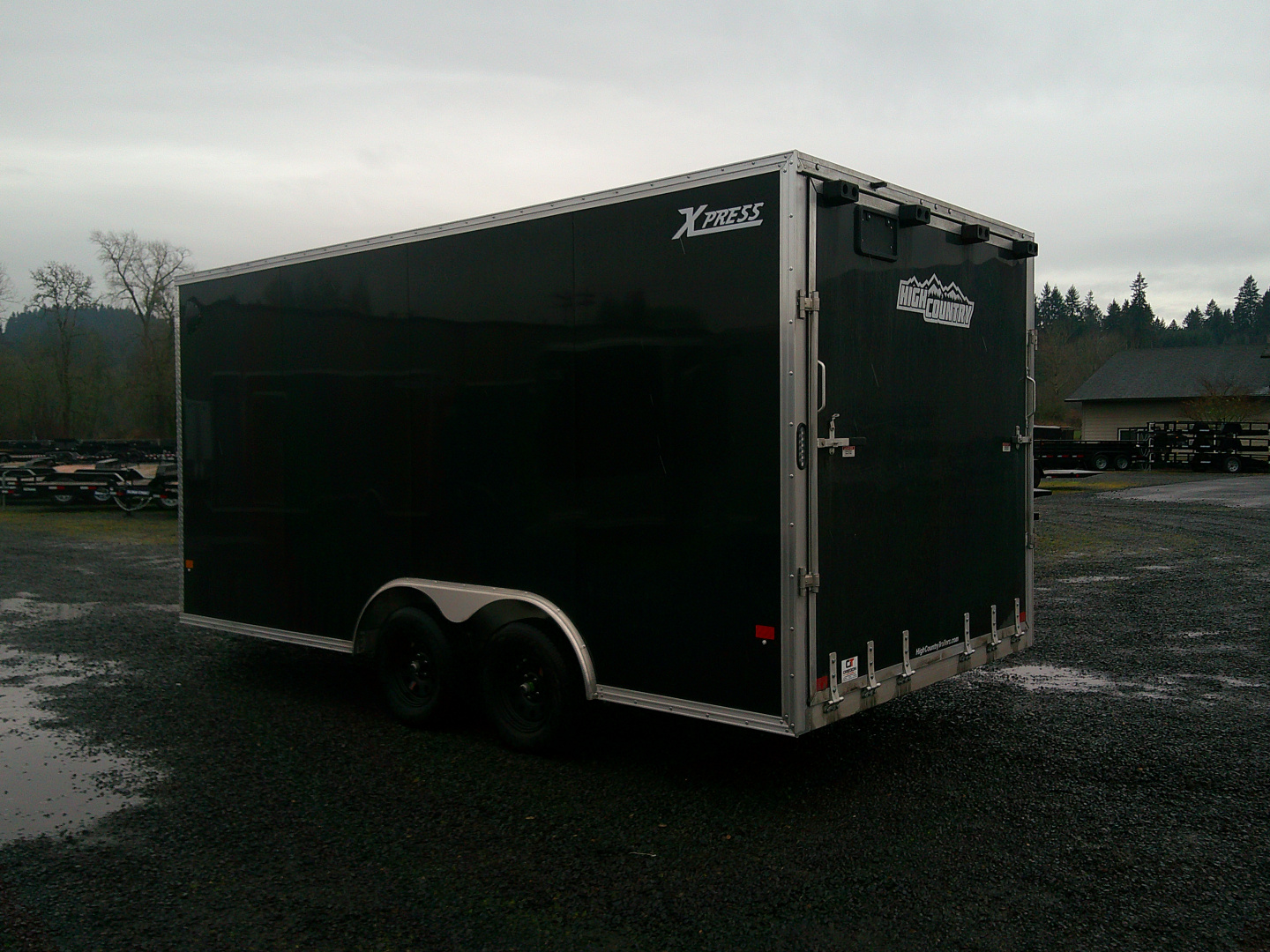 New 2026 ALCOM 8.5x16 Aluminum 7K Cargo / Enclosed Trailer