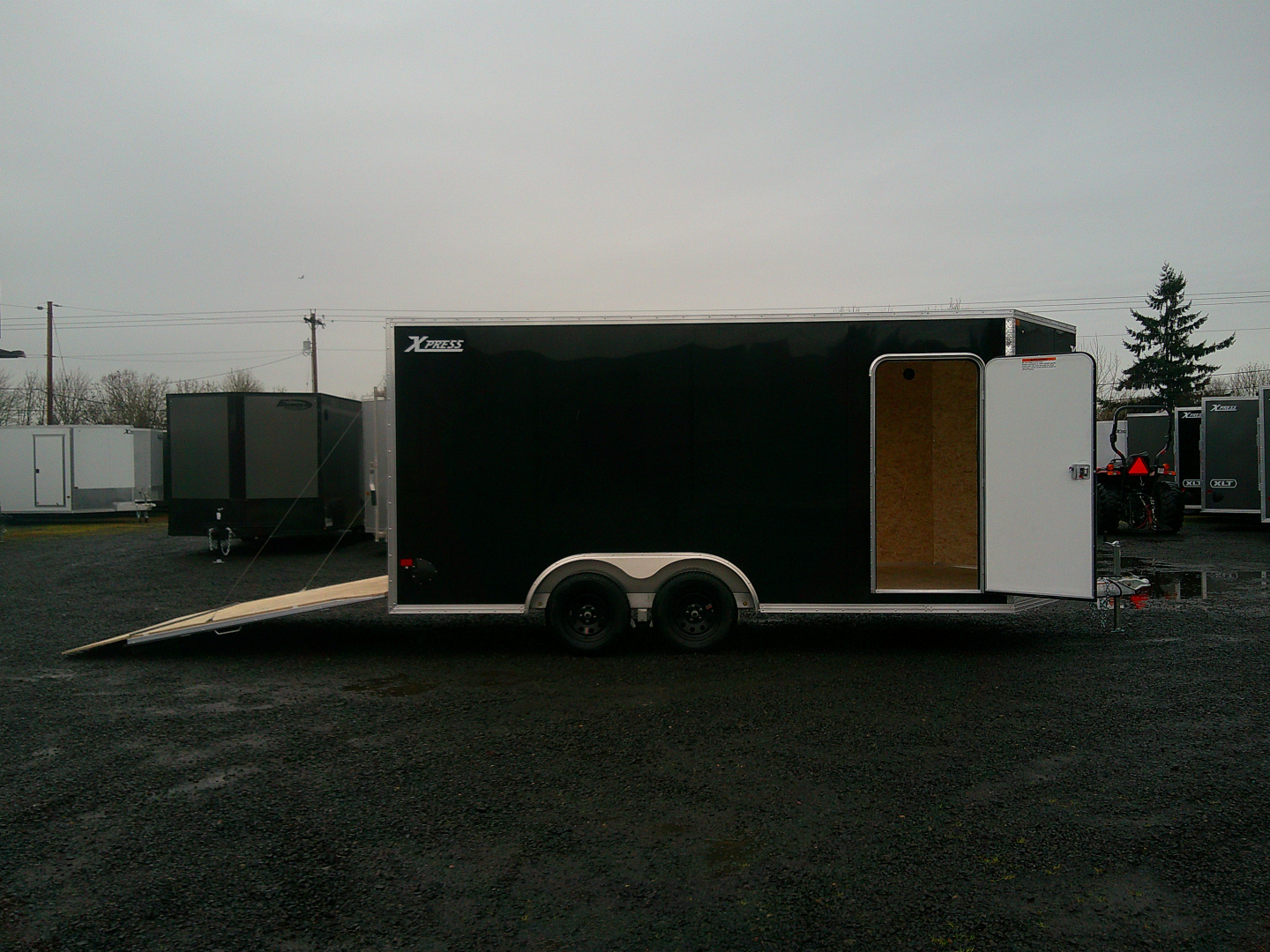 New 2026 ALCOM 8.5x16 Aluminum 7K Cargo / Enclosed Trailer