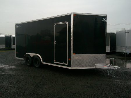 New 2026 ALCOM 8.5x16 Aluminum Cargo / Enclosed Trailer