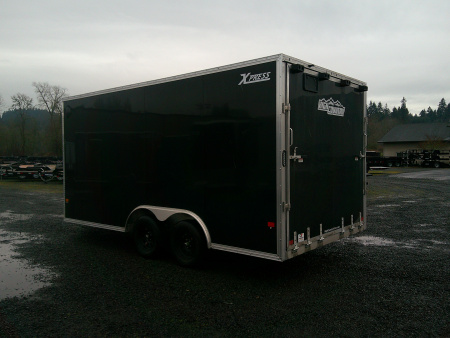 New 2026 ALCOM 8.5x16 Aluminum 7K Cargo / Enclosed Trailer