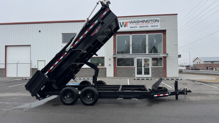 New 2025 Midsota 7X16 Dump Trailer 15.4K GVWR