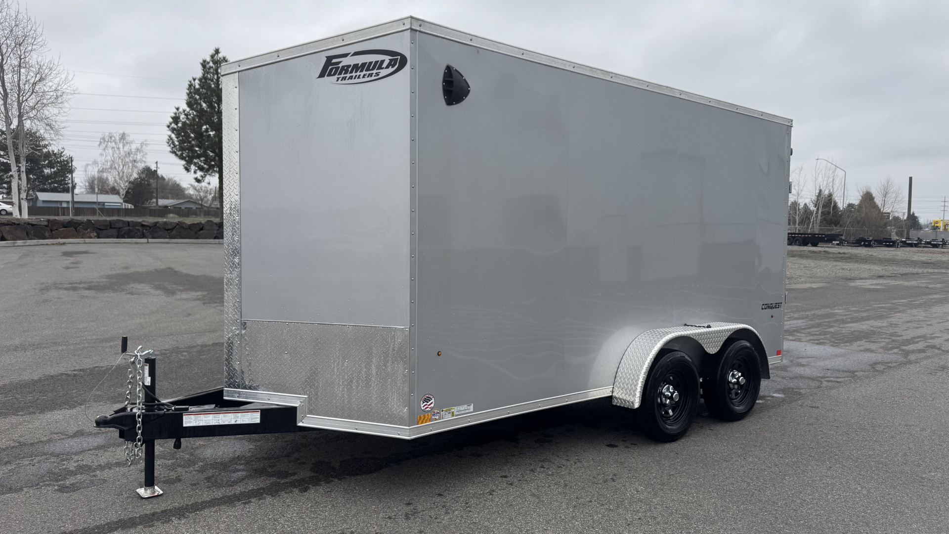 New 2025 Formula Trailers 7X14 Cargo / Enclosed Trailer 7K GVWR