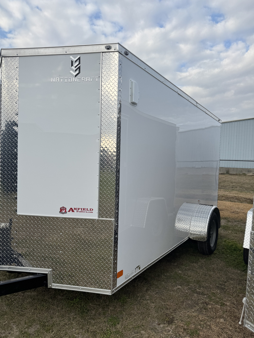 New 2026 NationCraft Trailers 6 X 12 SA POLY Cargo / Enclosed Trailer