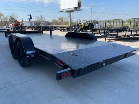 New 2026 DAVIDSON 83X20 TANDEM (2)AXLE STEEL FLOOR CAR HAULER W/5200# AXLES