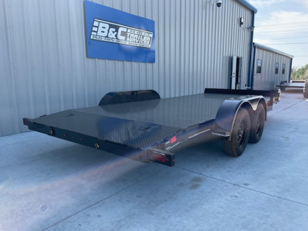 New 2026 DAVIDSON 83X20 TANDEM (2)AXLE STEEL FLOOR CAR HAULER W/5200# AXLES