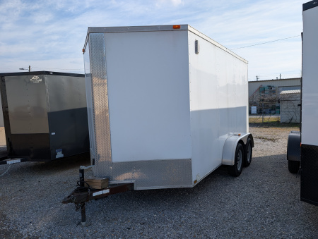 Used HURRICANE CARGO 7X12 TANDEM 3.5K AXLE CARGO TRAILER
