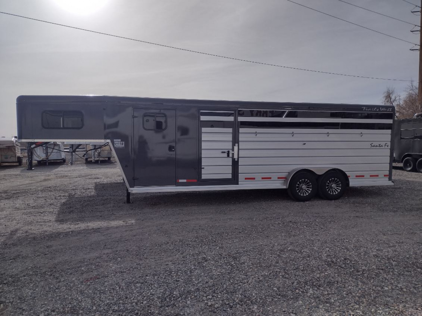 New 2026 Trails West 24' Santa Fe Stock Combo Trailer