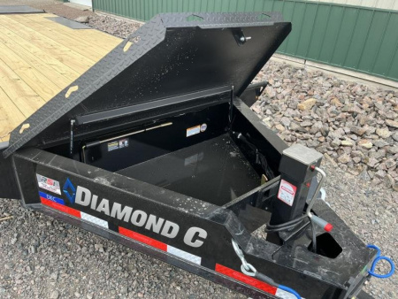 New 2026 24' 18k Diamond C Flatbed Deckover Trailer