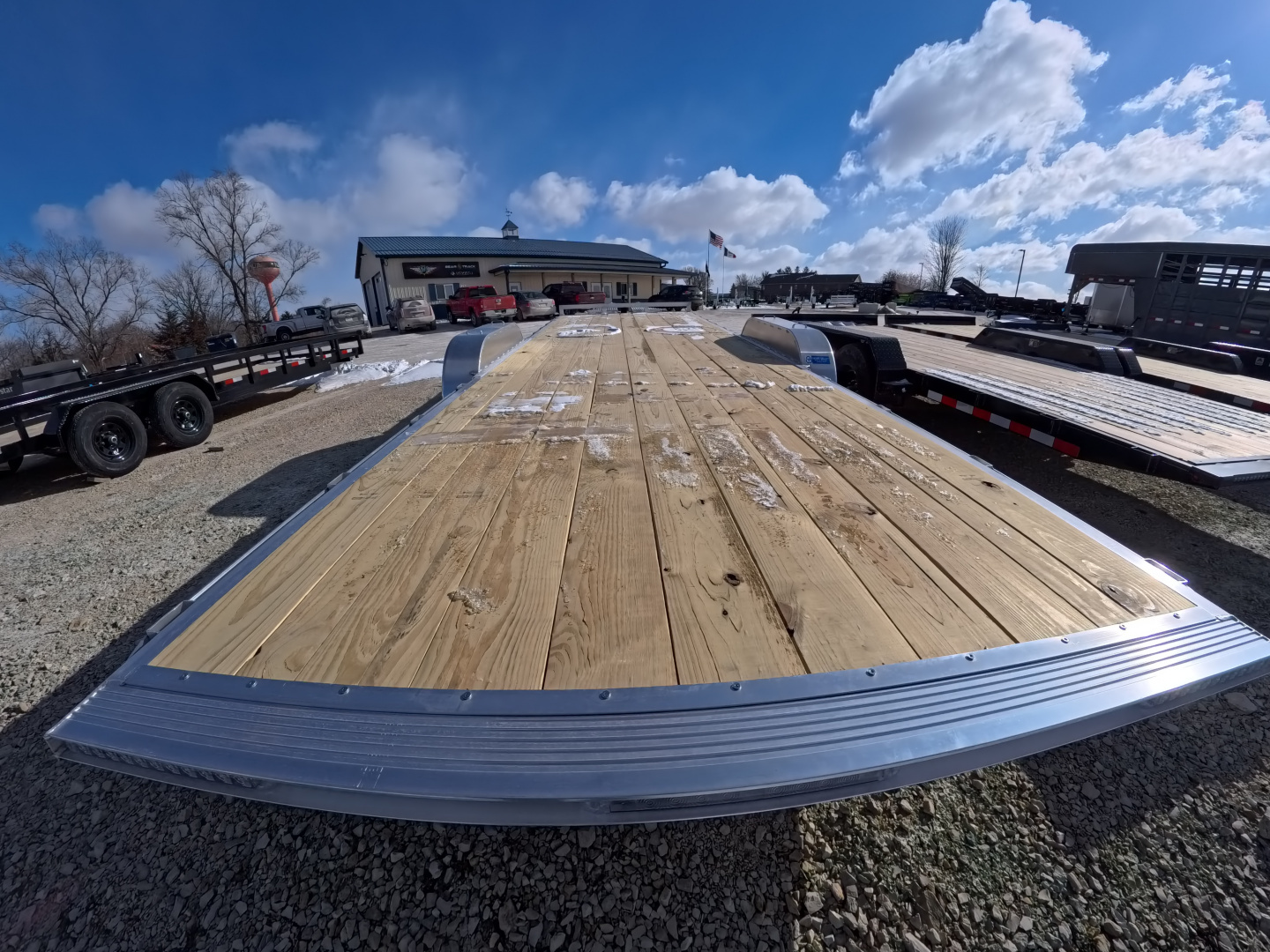 New 2026 H&H Trailers 82 x 24 Aluminum Electric Tilt Speed Loader Car Hauler, 14K GVWR, with 12k Dropleg Jack