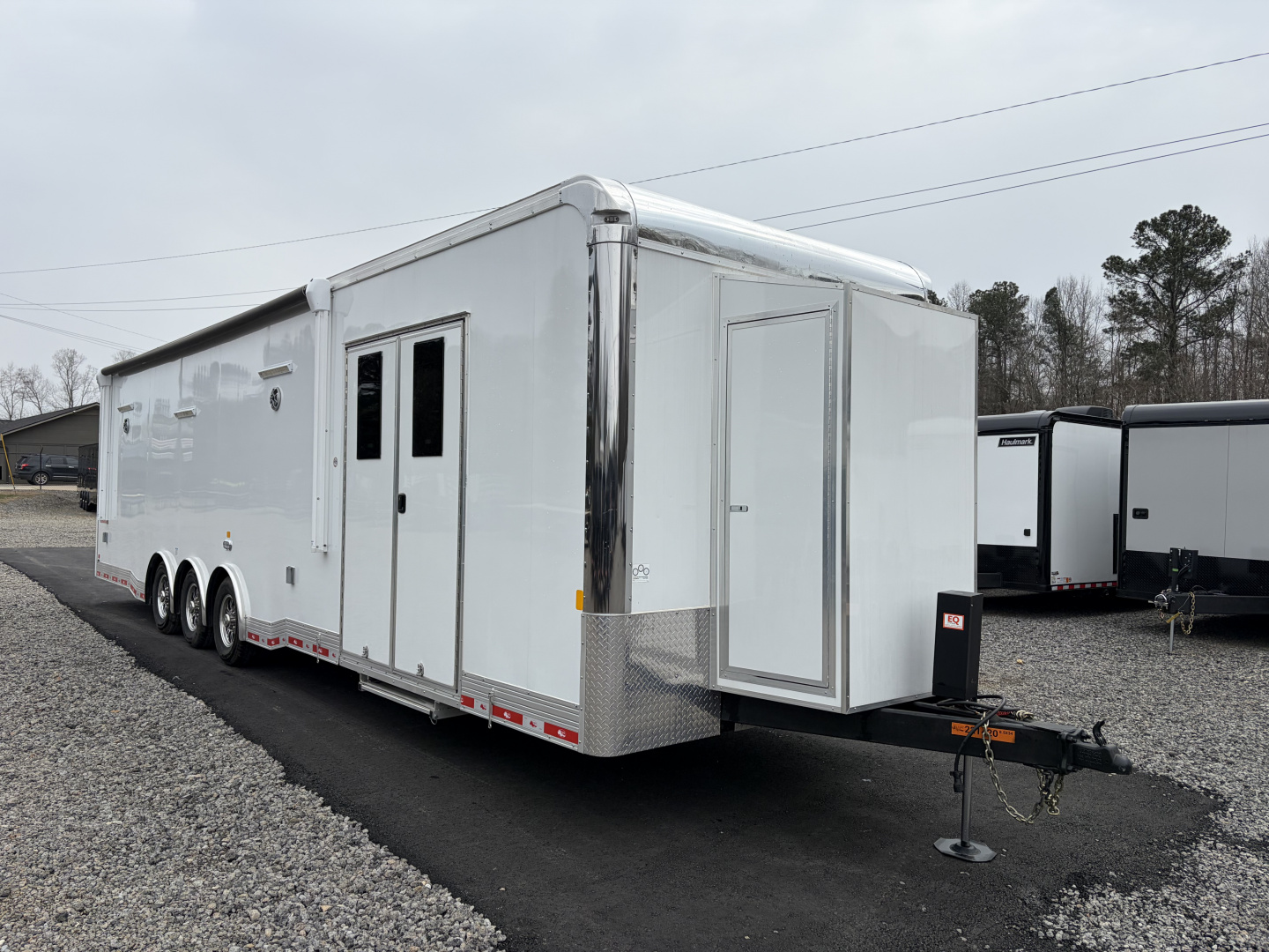 Used 2025 Cargo Mate Enclosed Bathroom Race Trailer - Late Model Ready - Loaded With OPTIONS...... Turn Key Race Set Up