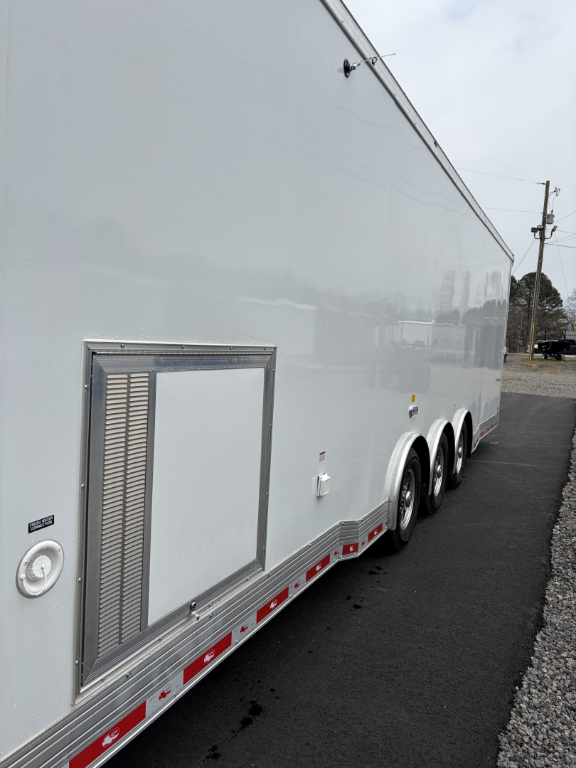 Used 2025 Cargo Mate Enclosed Bathroom Race Trailer - Late Model Ready - Loaded With OPTIONS...... Turn Key Race Set Up