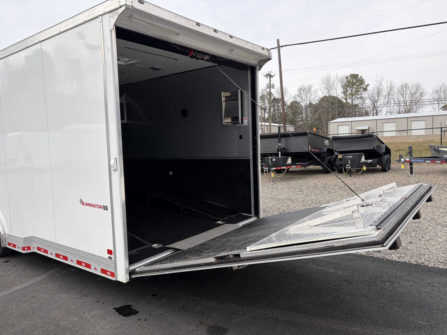 Used 2025 Cargo Mate Enclosed Bathroom Race Trailer - Late Model Ready - Loaded With OPTIONS...... Turn Key Race Set Up
