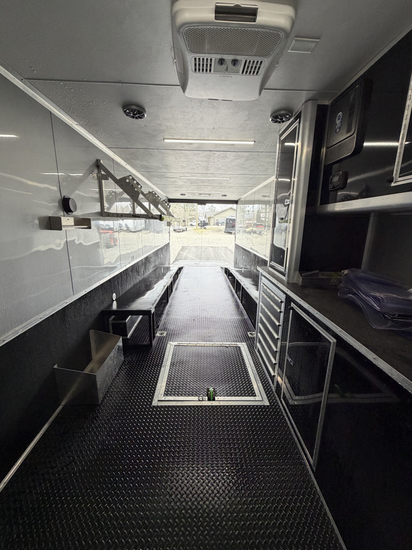 Used 2025 Cargo Mate Enclosed Bathroom Race Trailer - Late Model Ready - Loaded With OPTIONS...... Turn Key Race Set Up