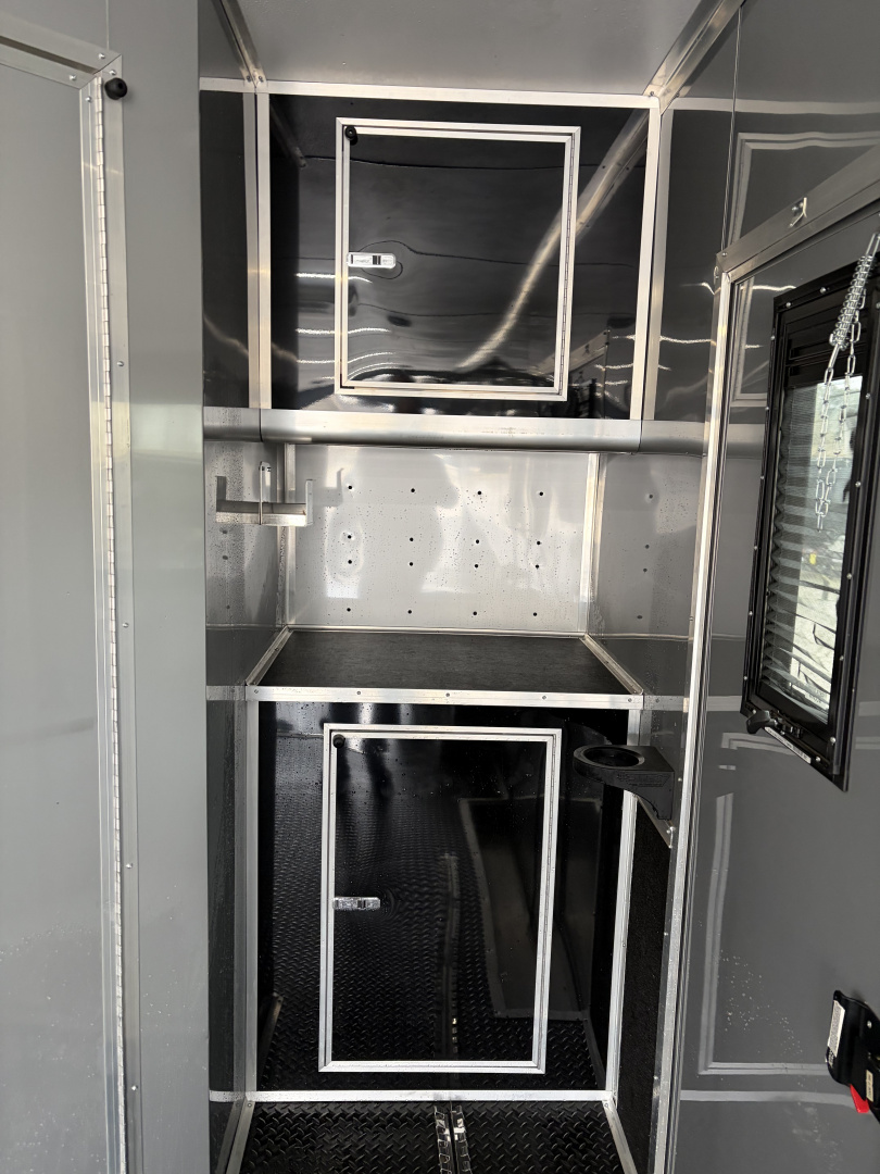 Used 2025 Cargo Mate Enclosed Bathroom Race Trailer - Late Model Ready - Loaded With OPTIONS...... Turn Key Race Set Up
