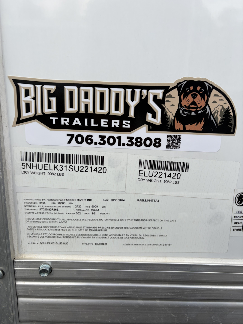 Used 2025 Cargo Mate Enclosed Bathroom Race Trailer - Late Model Ready - Loaded With OPTIONS...... Turn Key Race Set Up