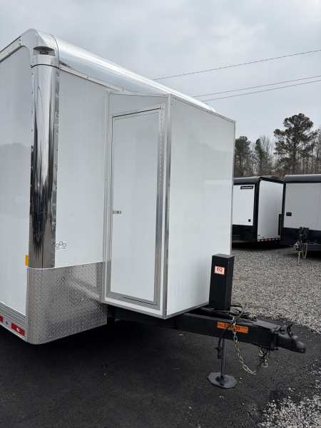 Used 2025 Cargo Mate Enclosed Bathroom Race Trailer - Late Model Ready - Loaded With OPTIONS...... Turn Key Race Set Up